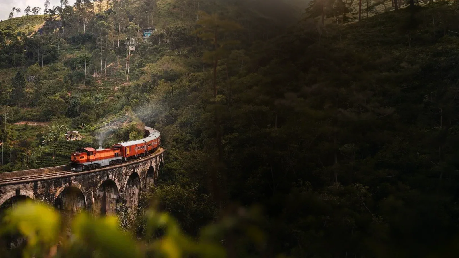 Hill country train journey